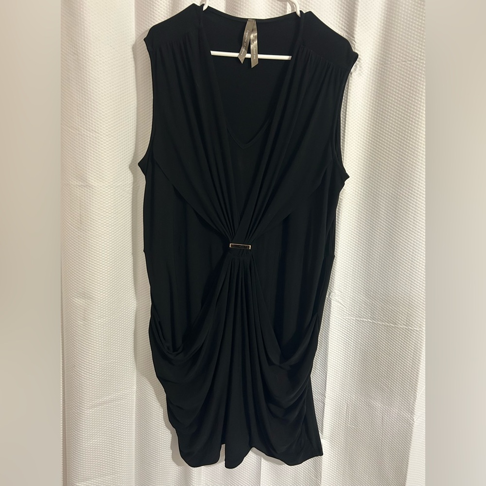 Elegant Black Midi Dress